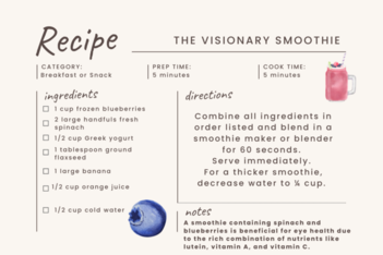 Visionary Smoothie Recipe