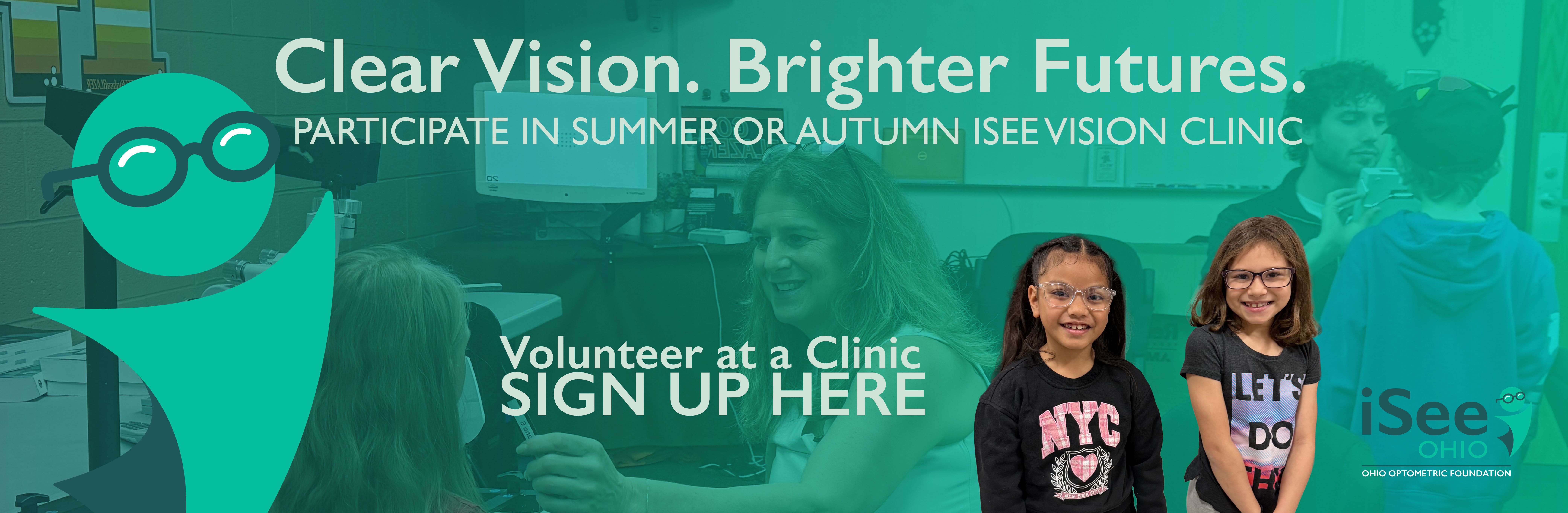 Volunteer at iSee Clinics this Summer or Autumn